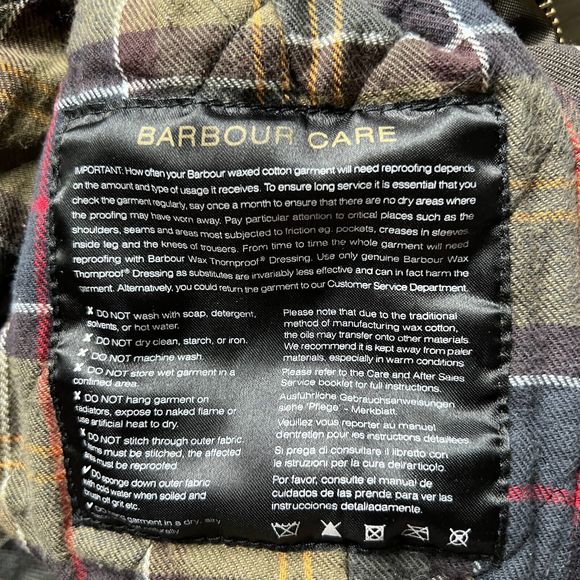 Barbour Jacket Womens 4 Green Kelsall Wax Parka Lined Outdoor Hooded - Picture 6 of 12